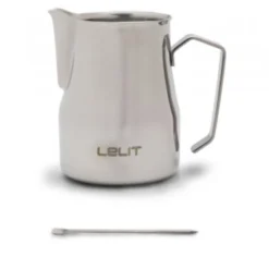 Lelit Branded Jug With Latte Art Pen - 3 Sizes -Coffee Machine Shop 75cljugandpen