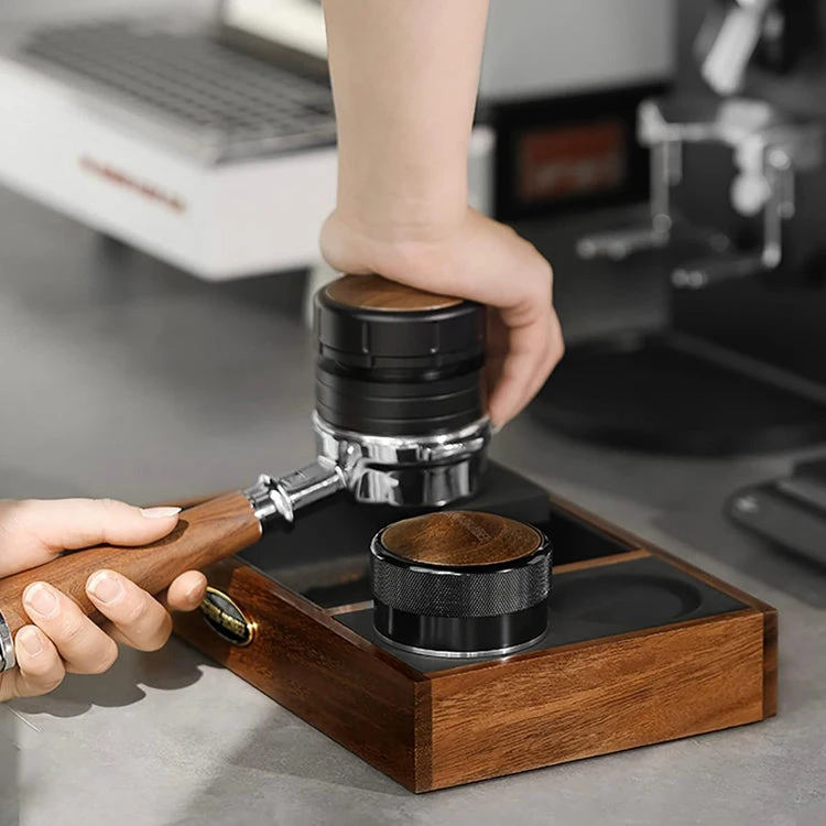 MHW-3Bomber Slow Rebound Palm Tamper Adjustable Depth 58.35MM Ripple Base 7 MHW-3Bomber Slow Rebound Palm Tamper Adjustable Depth 58.35MM Ripple Base - Image 5