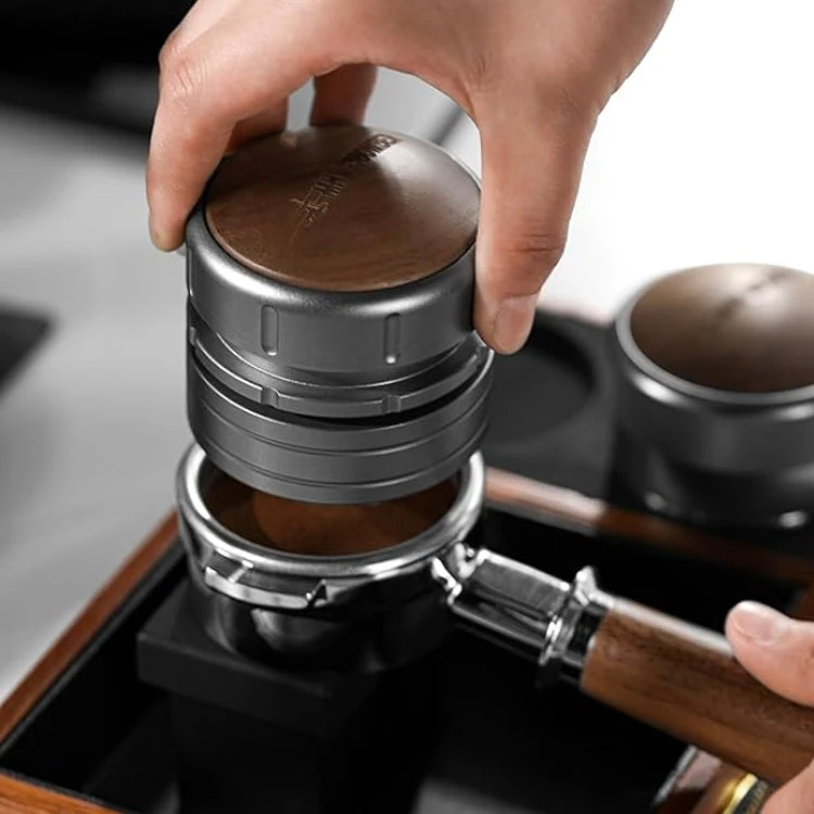 MHW-3Bomber Slow Rebound Palm Tamper Adjustable Depth 58.35MM Ripple Base 8 MHW-3Bomber Slow Rebound Palm Tamper Adjustable Depth 58.35MM Ripple Base - Image 6