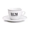 ECM Branded Cup And Saucers
