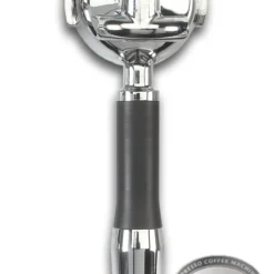 The 'Profi' E61 Double Porta Filter Holder By ECM - Angled Grip