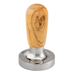 ECM Olive Wood Deluxe Tamper 58mm With Flat Base