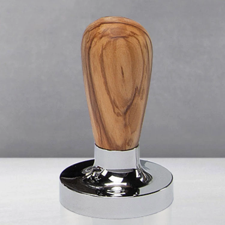 ECM Olive Wood Deluxe Tamper 58mm With Flat Base 4 ECM Olive Wood Deluxe Tamper 58mm With Flat Base - Image 2