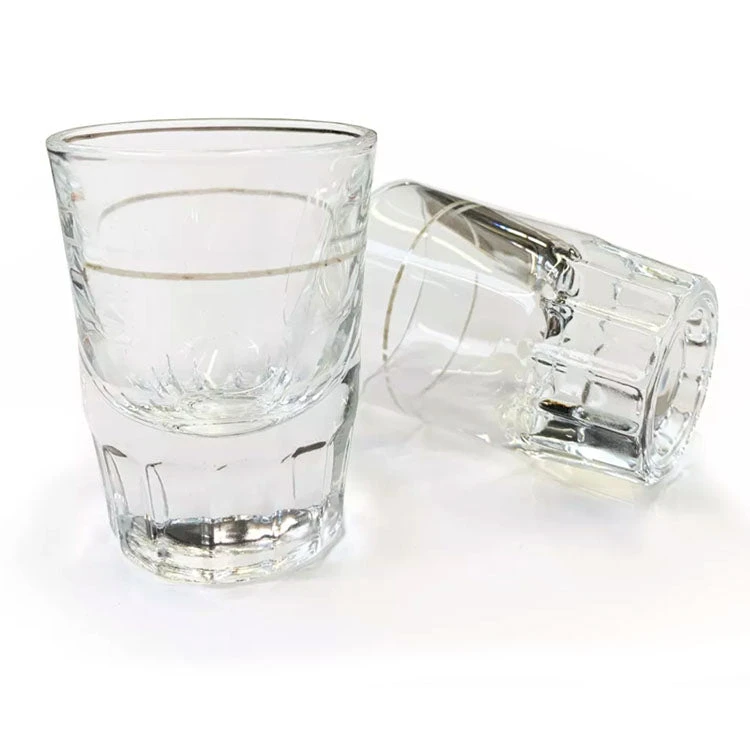 Lined 1oz Shot Glass 3 Lined 1oz Shot Glass